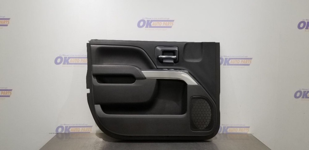 15 CHEVY SILVERADO 1500 LT EXT INTERIOR DOOR TRIM PANEL FRONT LEFT DRIVER