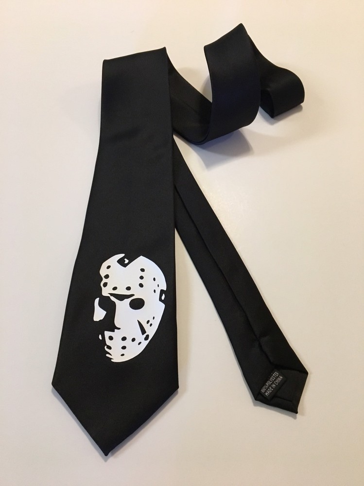 Friday Scary Mask Neckties