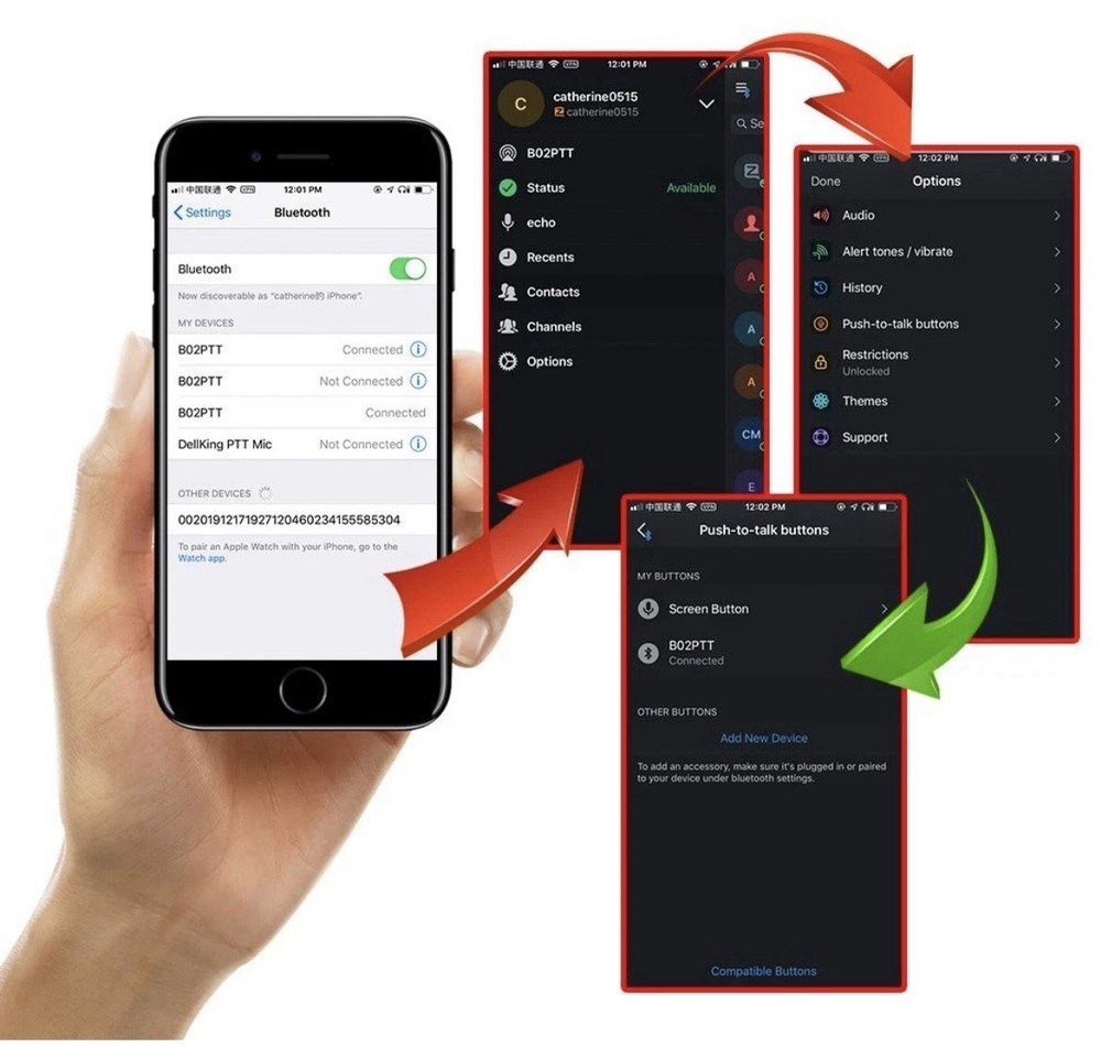Inrico B01 Microphone Wireless IOS Black New!!!