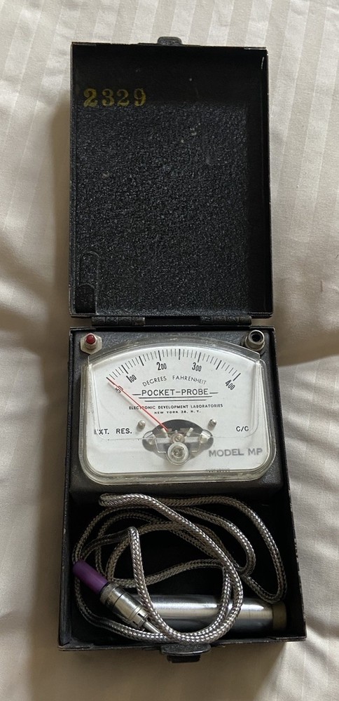 Vtg Pocket Probe Pyrometer? Model MP 2329 Electronic Development Laboratories