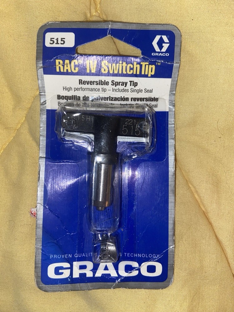 Graco RAC IV 515 SwitchTip Reversible Airless Spray Tip -High Performance-NEW!