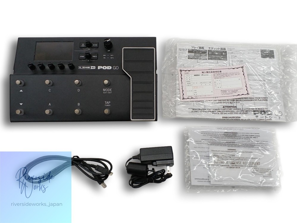 LINE6 Effects Pedal POD GO Multi-Effects Guitar Processor JP