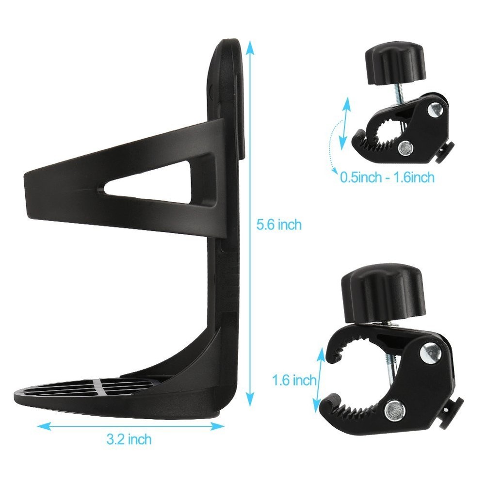 Multi-Use 360° Rotatable Stroller Cup Holder - Perfect for Active Lifestyles