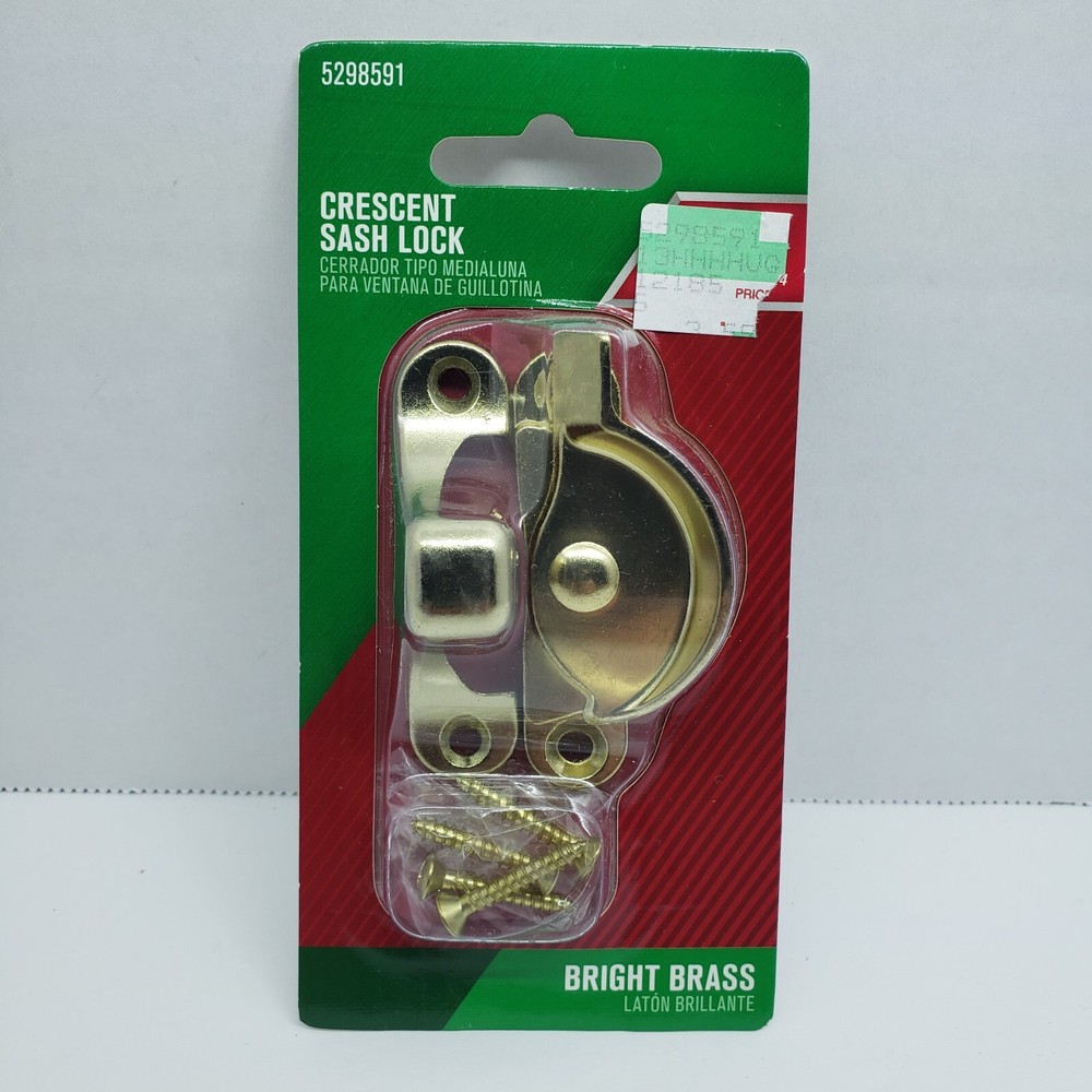 ACE Crescent Sash Lock Bright Brass #5298591