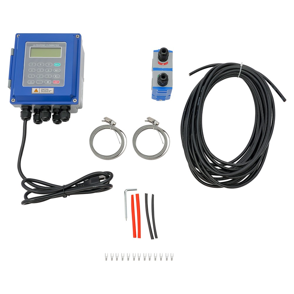 Ultrasonic Flow Meter TUF-2000B+ DN50~DN600m Fixed Clamp on Flowmeter Tool