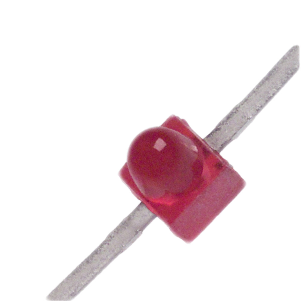 5 Pack, HLMP-6620 Standard LEDs - SMD Poly Dome Red