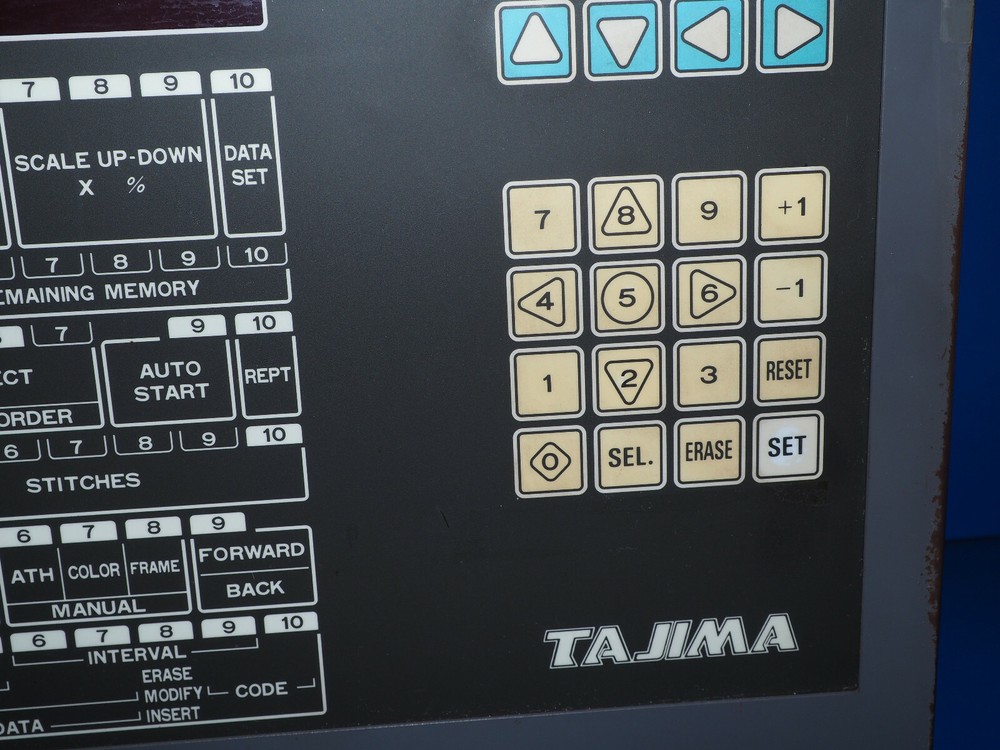 Tajima TME-HC912 *EMPTY* Controller Control Box W/Front Panel Film OEM