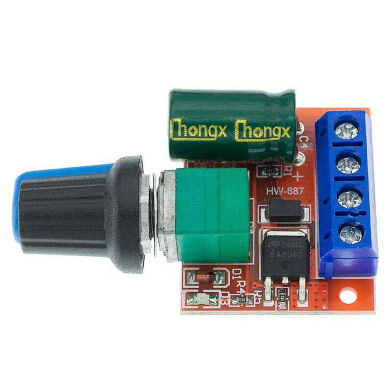 5A 90W PWM DC Motor Speed Controller Adjustable 5V-35V DC Regulator Module