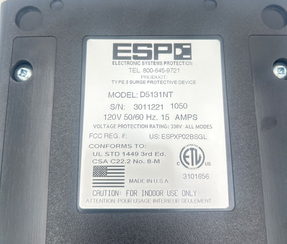 Surge Protector Zeno Office Solutions Transient Voltage D5131NT