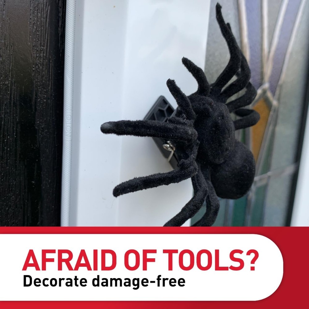 Command Outdoor Medium Black Wire Toggle Hooks, 2 Hooks and 3 Medium,