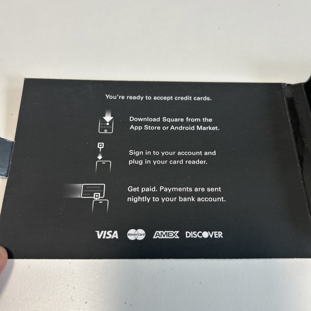 Square Credit Magstripe Card Reader for Apple iPhone and Android