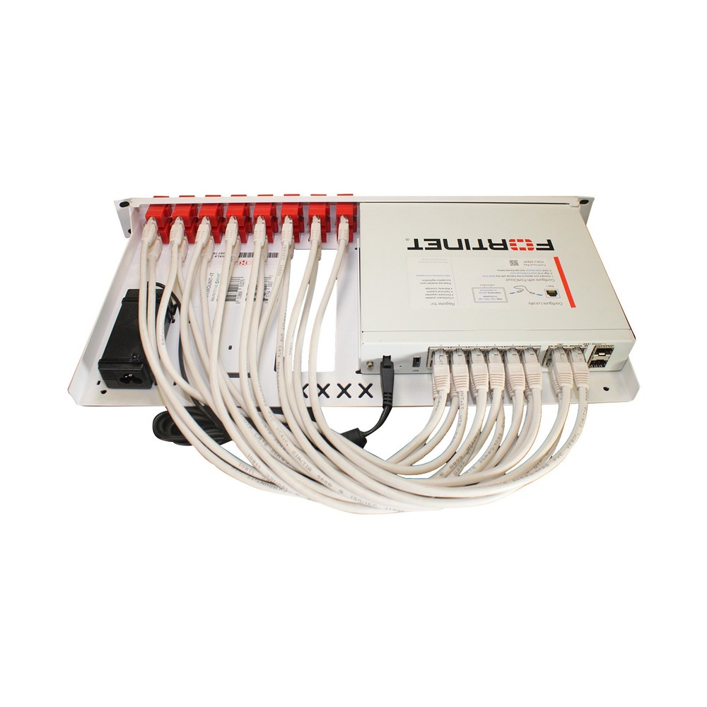 Fortinet Fortigate 80E FG-80E Network Security Firewall w/ Rack Mountable kit