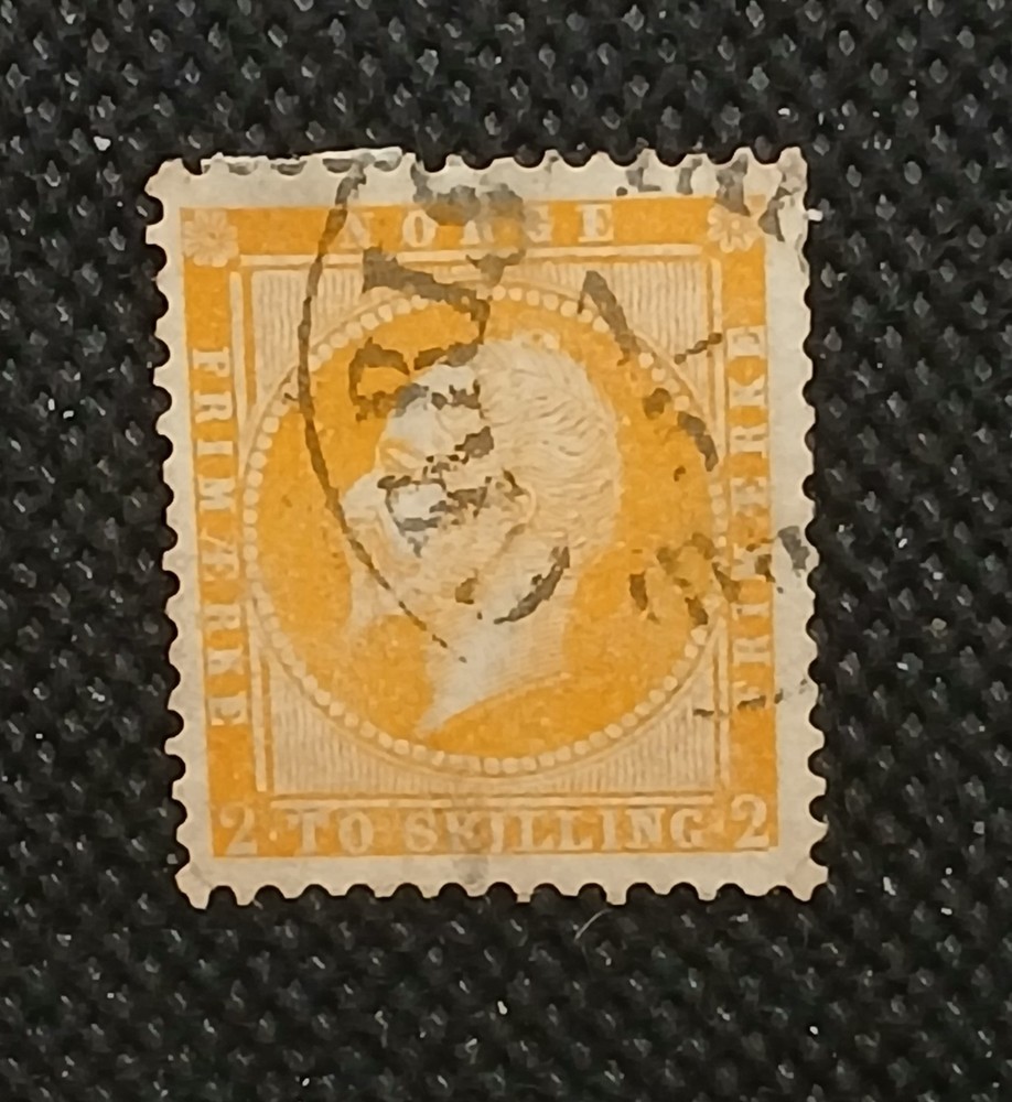 Norway 1857 Scott #2 Used
