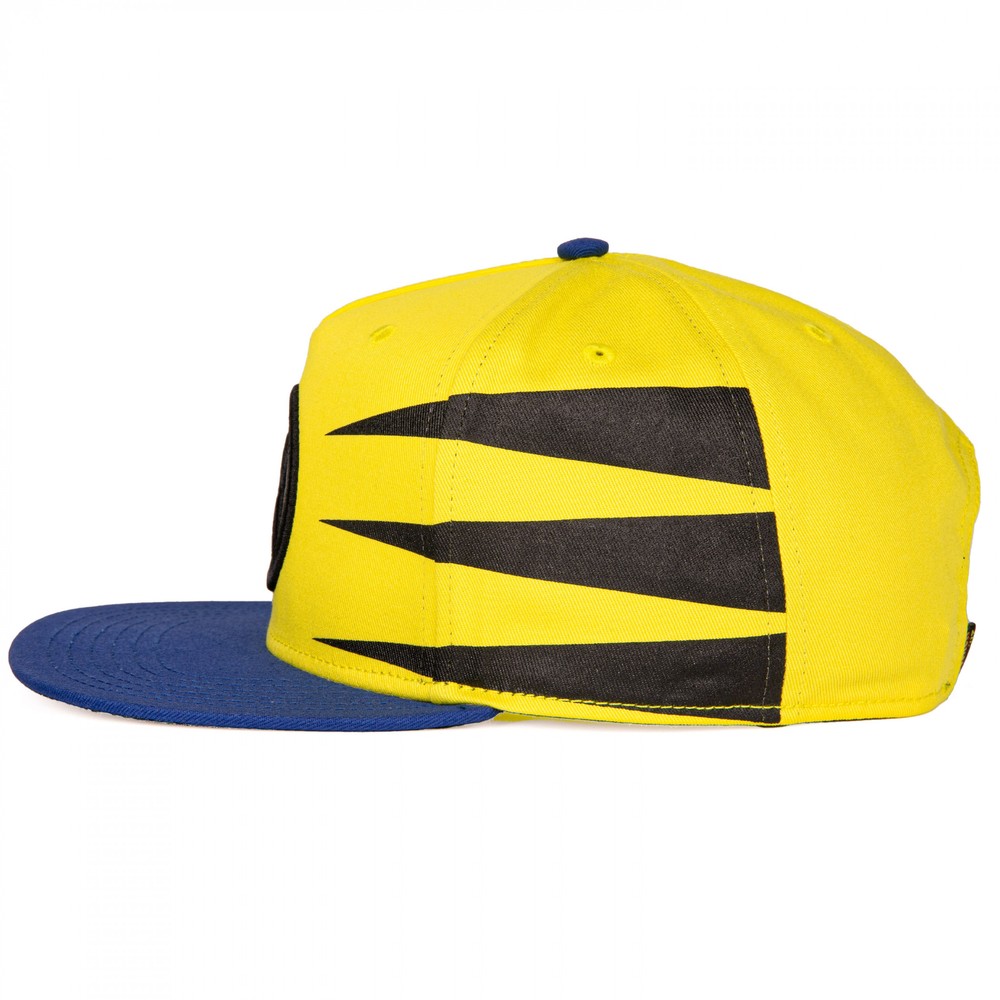 X-Men Wolverine Under Bill Art Flat Brim Hat Multi-Color