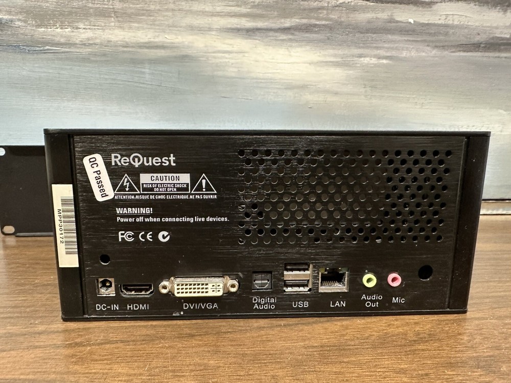 ReQuest Media Player Untested As Is , Not Power Supply