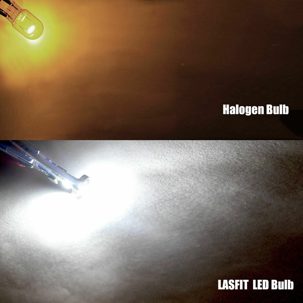 Combo Lasfit LED T10 LED License Plate Interior Dome Map Light Bulb 168 194 2825