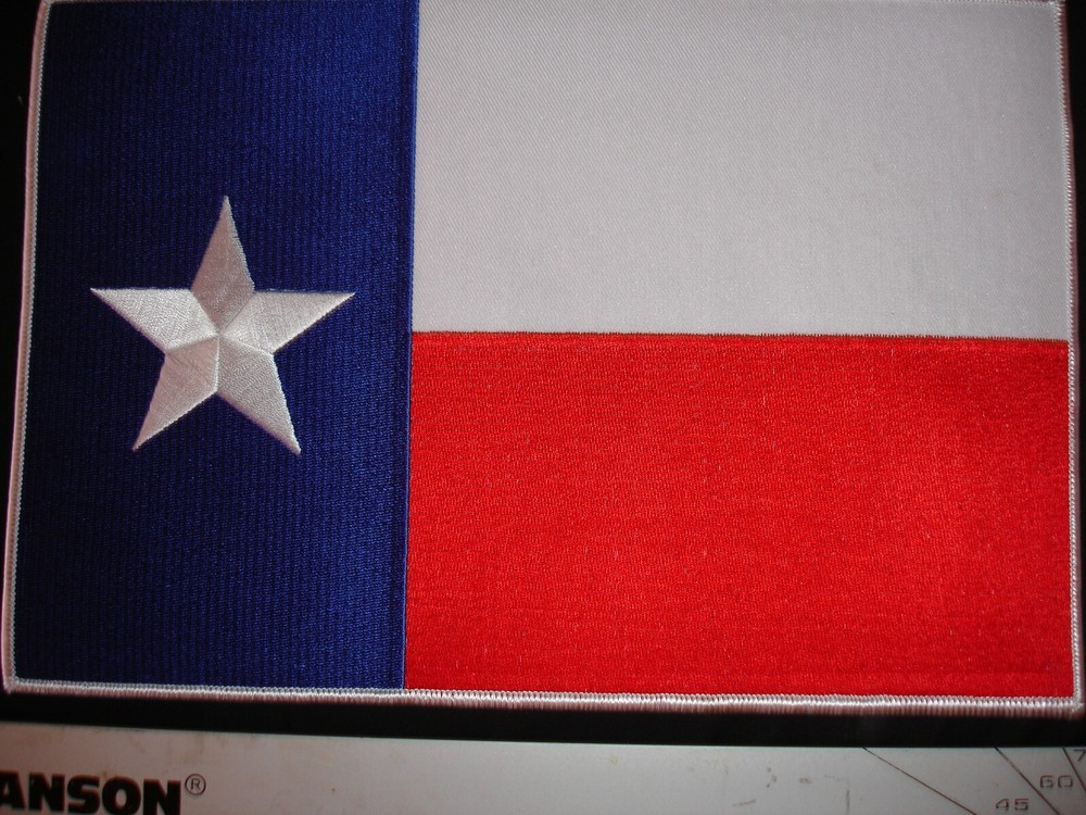 Texas Flag large patch and small patch embroidered Patches
