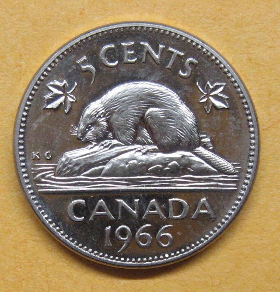 1966 Canada Nickel 5 Cents Take a Look