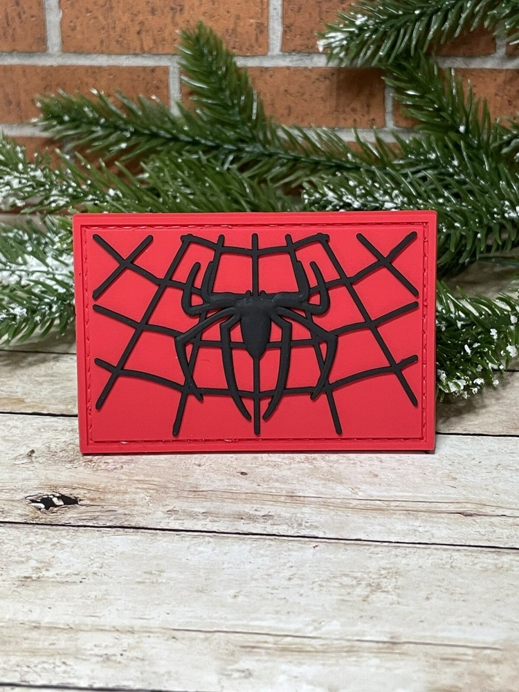 Spider-Man PVC Patch - Tactical Morale Patch - USA Flag Patch