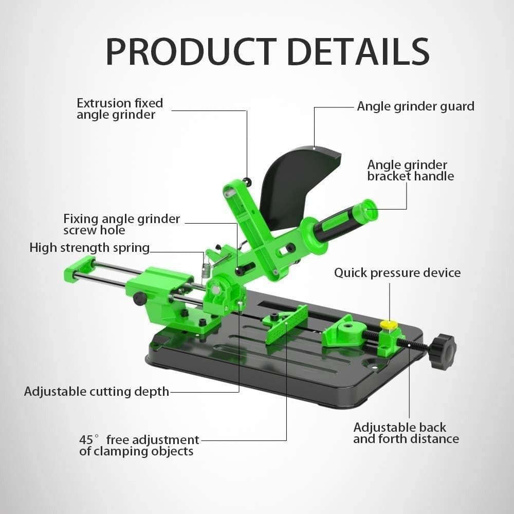 Upgrade Angle Grinder stand Universal Bracket Polishing Machine Conversion Cu...