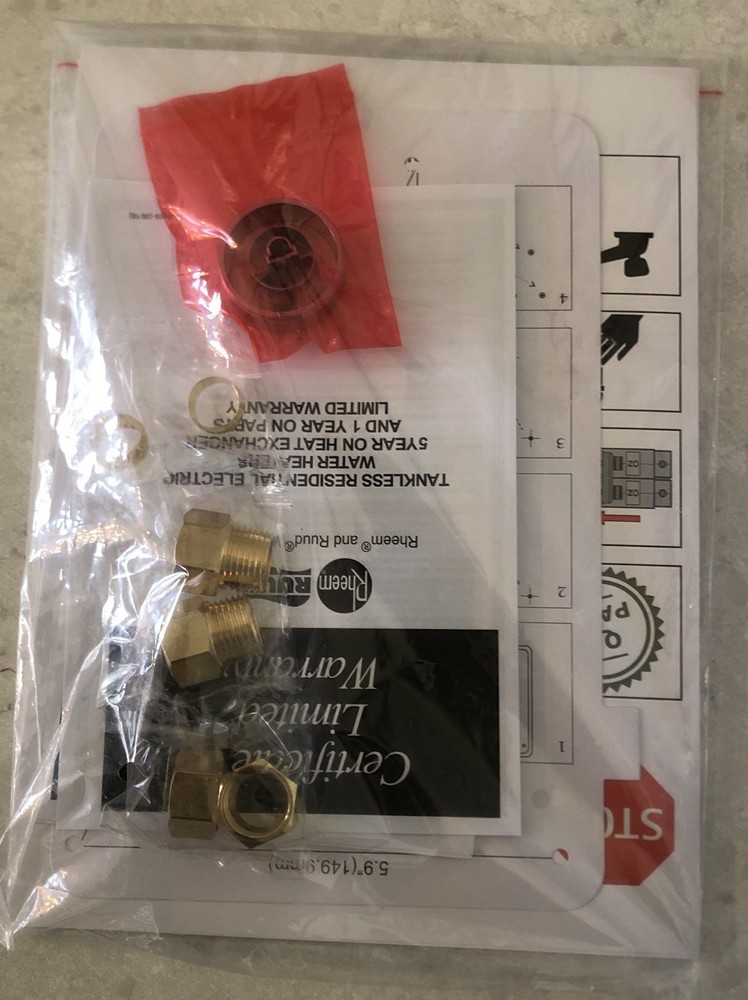 Rheem Performance RETEX-11 11kW 2.15 GPM 240V Electric Tankless Water Heater