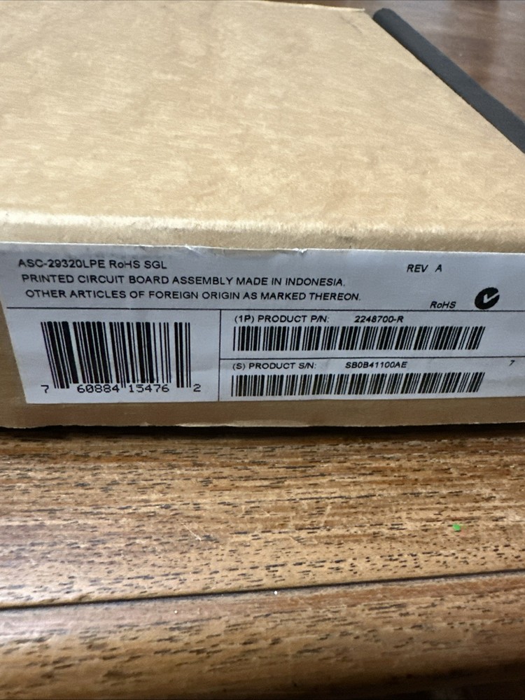 Adaptec ASC-29320LPE PCI-E Ultra320 SCSI Controller Card