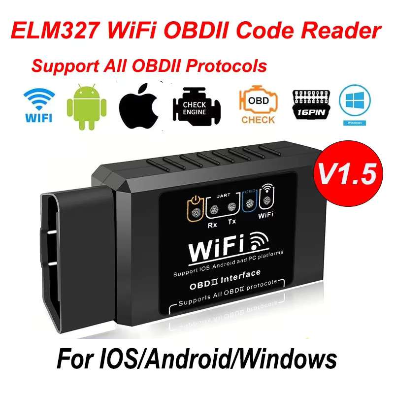 ELM327 WiFi OBD2 Code Reader Scanner Car Diagnostic Tools Car Fault Detector