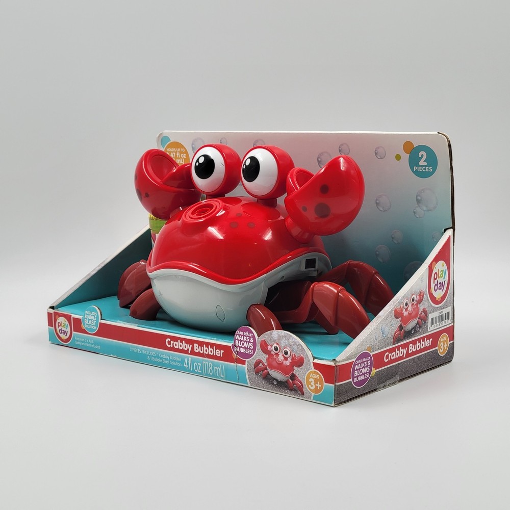 Play Day Walking Crabby Bubbler W/ 4 oz. Bubble Blasting Solution