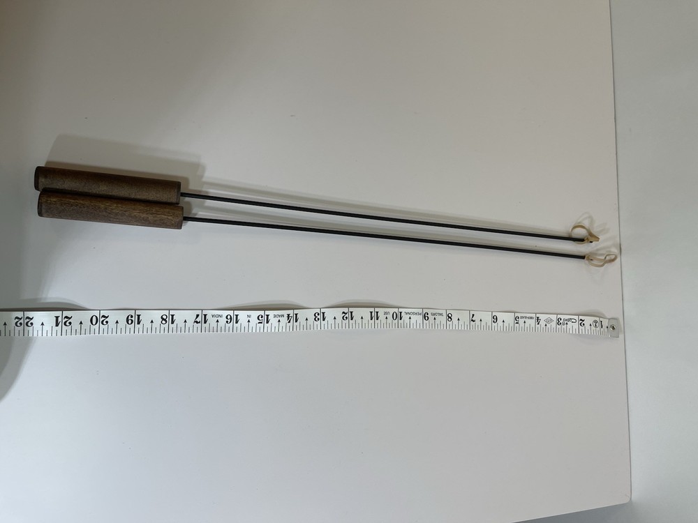 Professional Puppet Arm Control Rods 2 Pieces With Wood Handles