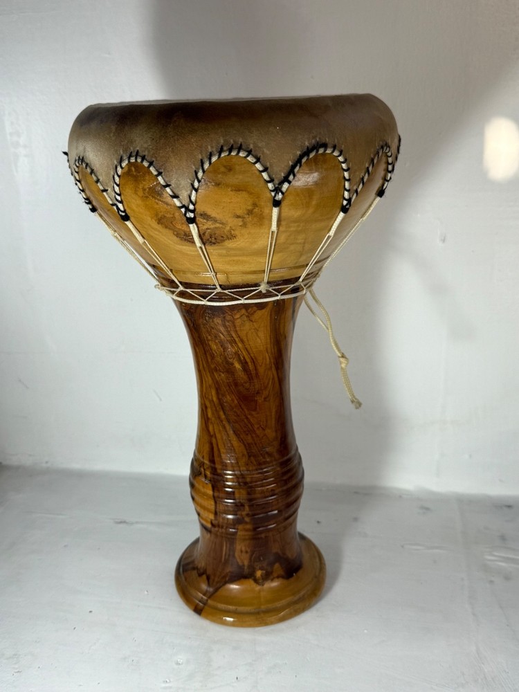 Vintage African Goblet Drum - Percussion Djembe Bongo