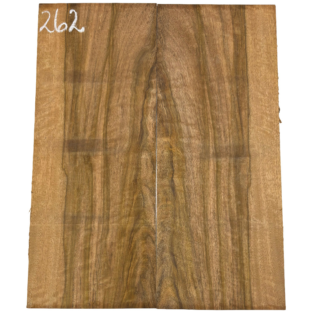 Flame Chocolate Mango Dreadnought Guitar Back Set #262