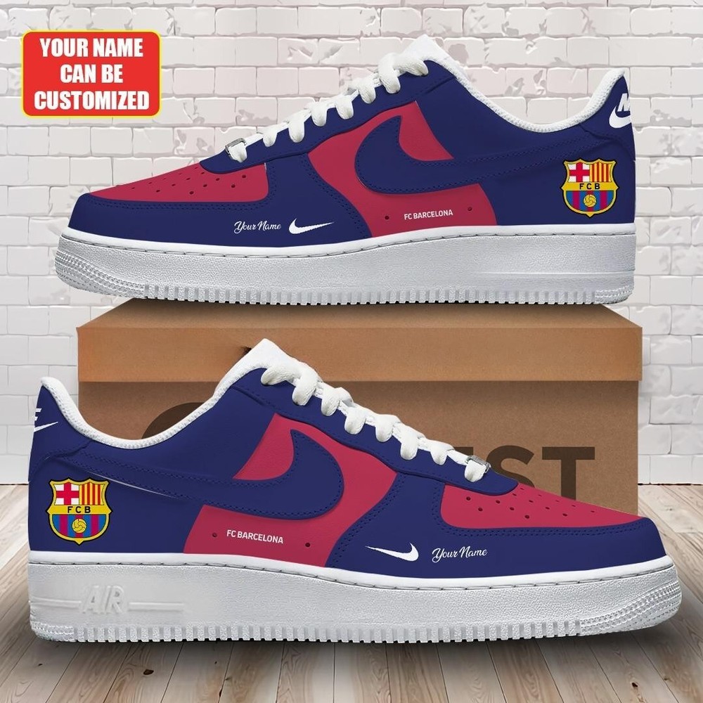 Personalized FC Barcelona AF1 Sneaker