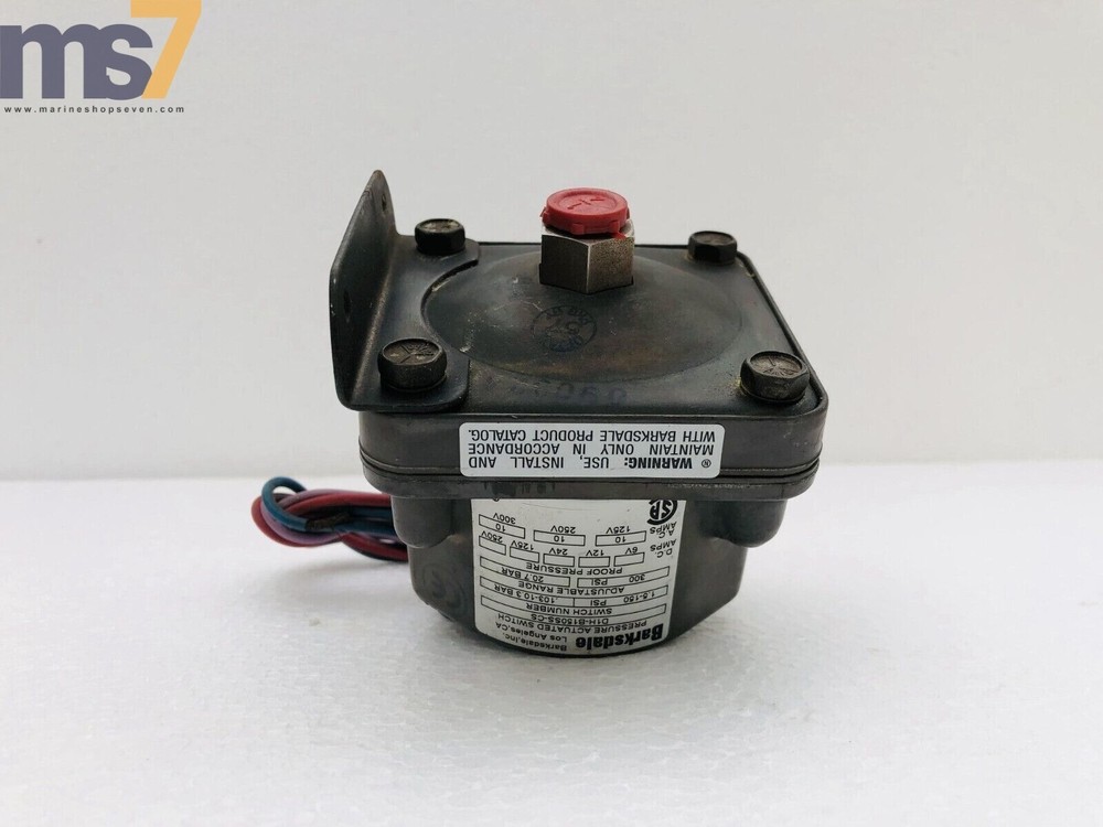 BARKSDALE D1H-B150SS-CS PRESSURE ACTUATED SWITCH #NEW