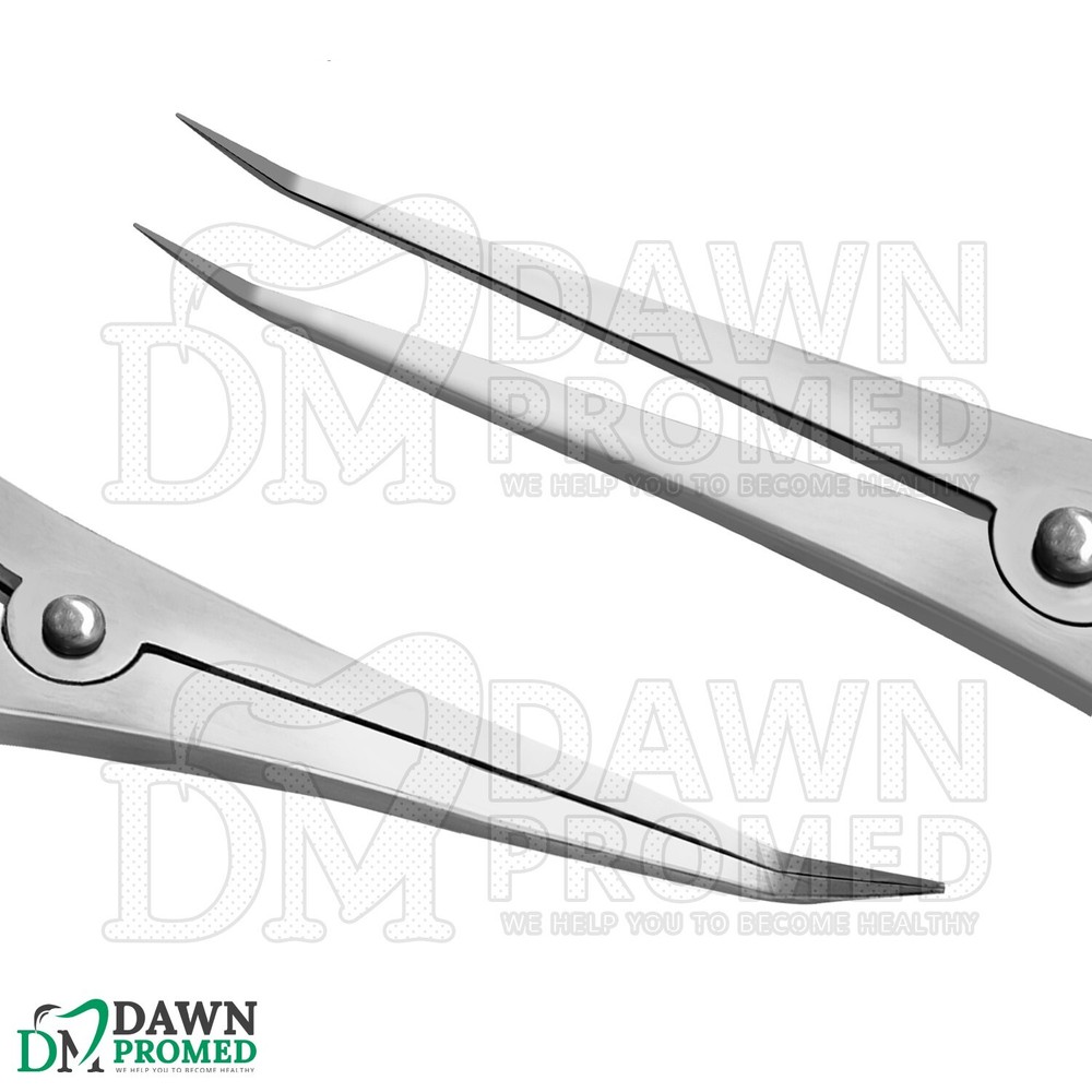 Castroviejo Caliper Angled 6" Long Bone Mapping 0-40mm Scale Ophthalmology Int
