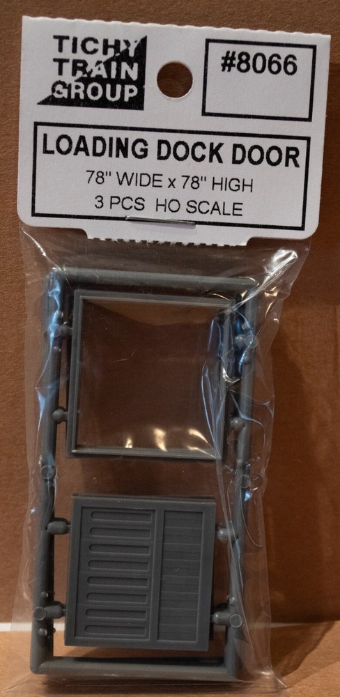Tichy Train Group #8066 Doors -- Loading Dock w/Separate Frame 90 x 90" pkg(3) F