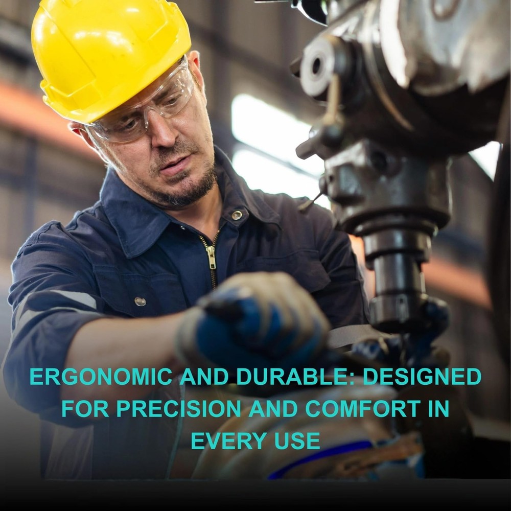 6pc Needle File Set Carbon Steel Files Flat Square Round Triangular Half-Round