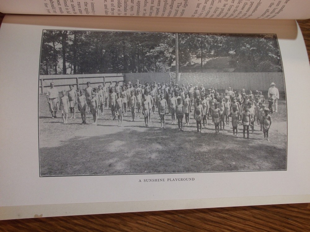 LIGHT THERAPEUTICS, 1927, by Dr. John Harvey Kellogg - unbound
