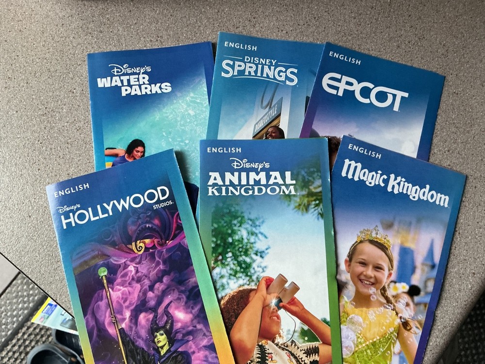 DISNEY WORLD FLORIDA. EPCOT Disability Guide Map + Child’s Guide. “FREE POST”