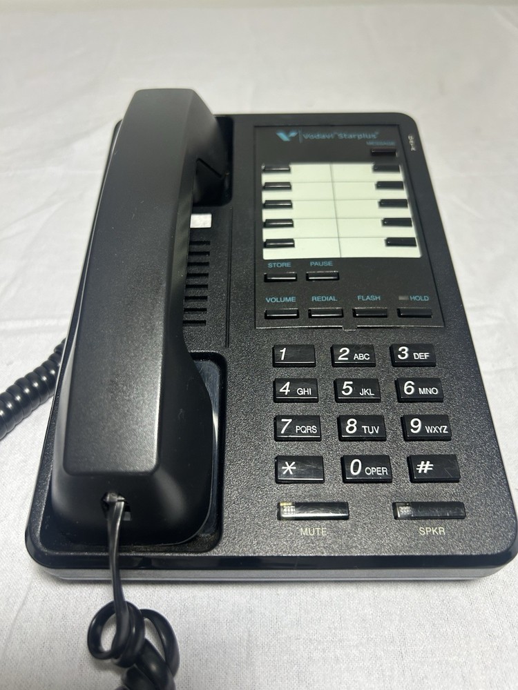 Vodavi Starplus 2802-00 Single Line Speakerphone Black