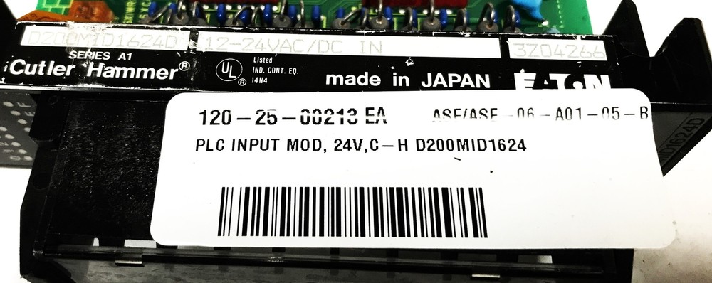 Cutler Hammer AC/DC Input Module D200MID1624D NOS