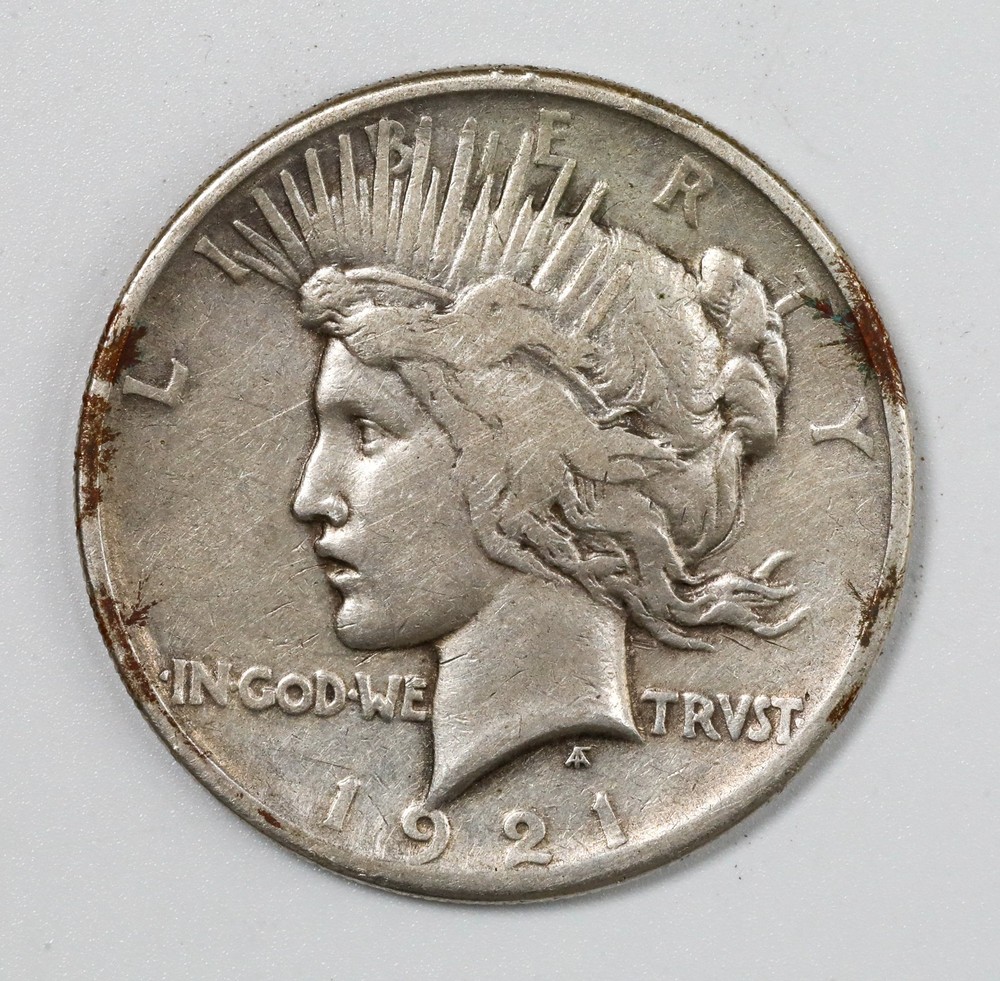 1921 Peace Dollar $1 Silver Dollar Key Date