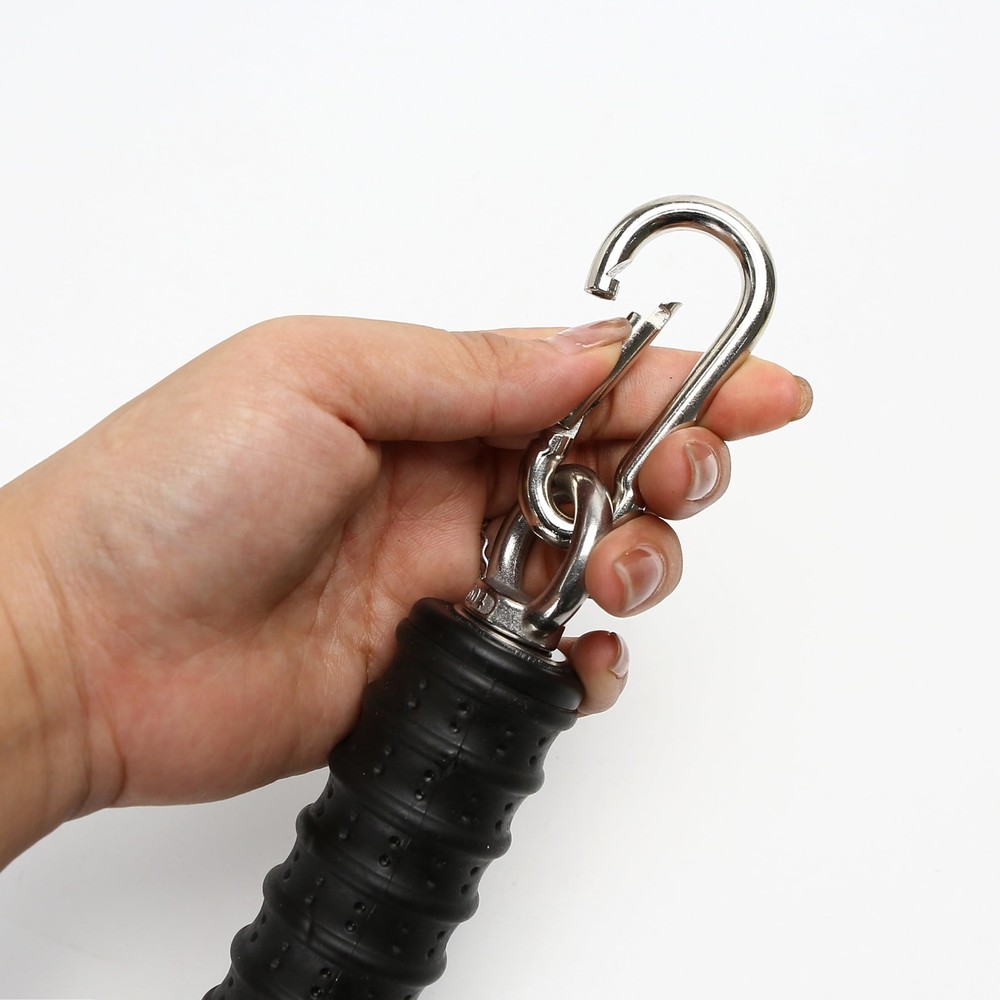 2Pcs Ergonomic Single Handle Tricep Attachment Cable Machine, Maximum Black