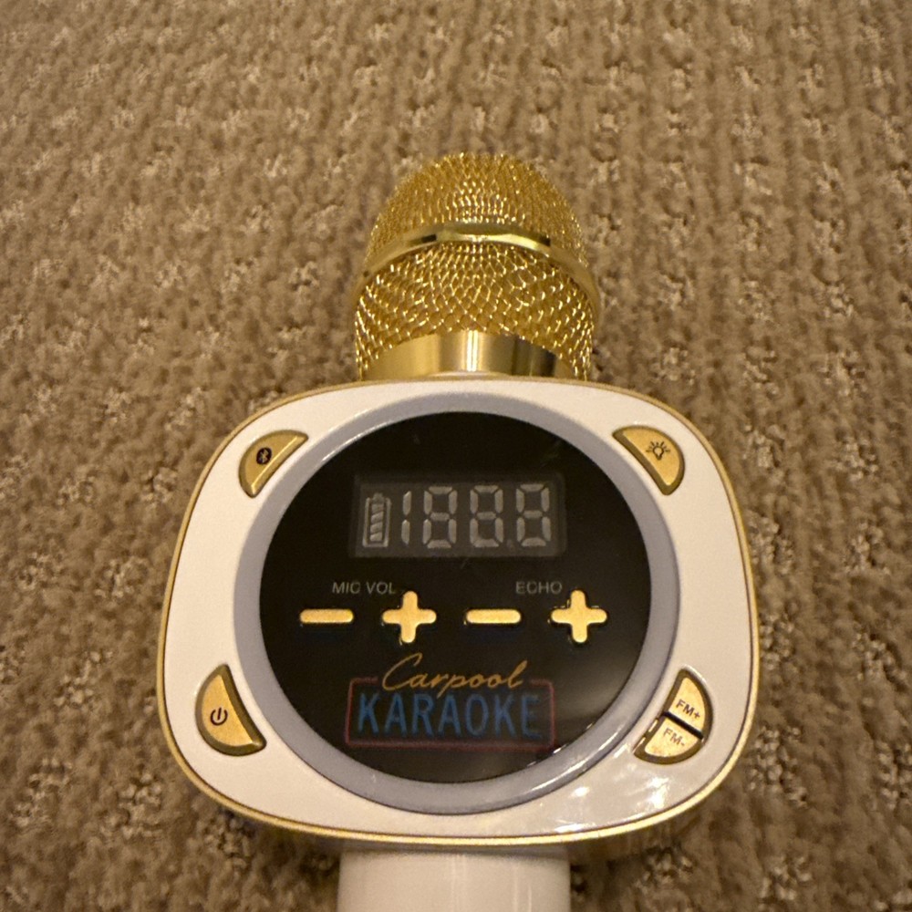 Carpool Karaoke Wireless Bluetooth Microphone With Echo & - Free Shipping