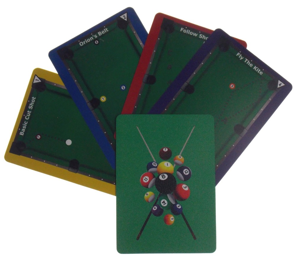 Skilliards Billiards Training Card System - Professional Pool Practice Drills...