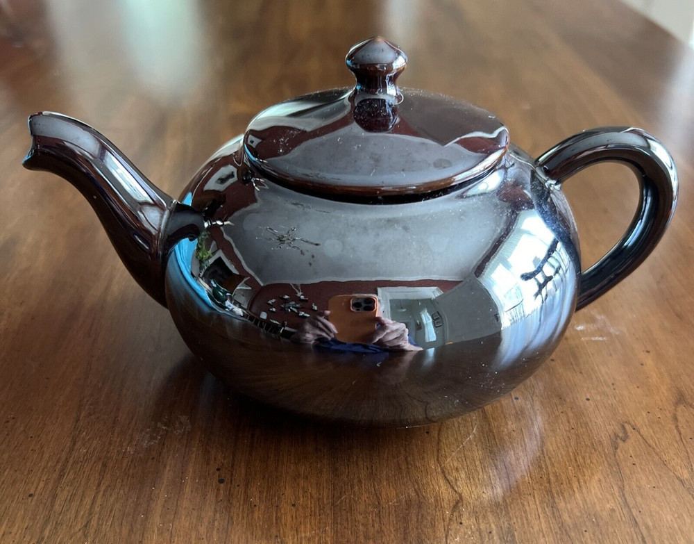 Very Rare Tiny Teapot; Vintage Lusterware; Charming!!