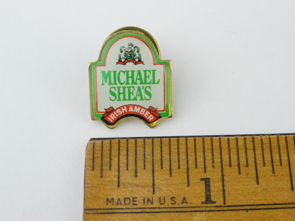 Michael Shea's Irish Amber Enamel Lapel / Hat Pin