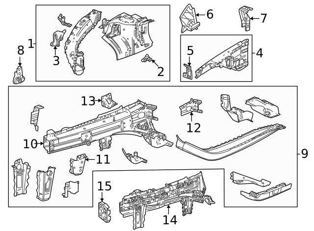 Genuine GM Outer Rail 42553903