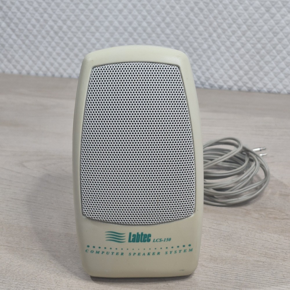 Vintage Computer Parts: Used Labtec LCS-150 Computer Speaker System
