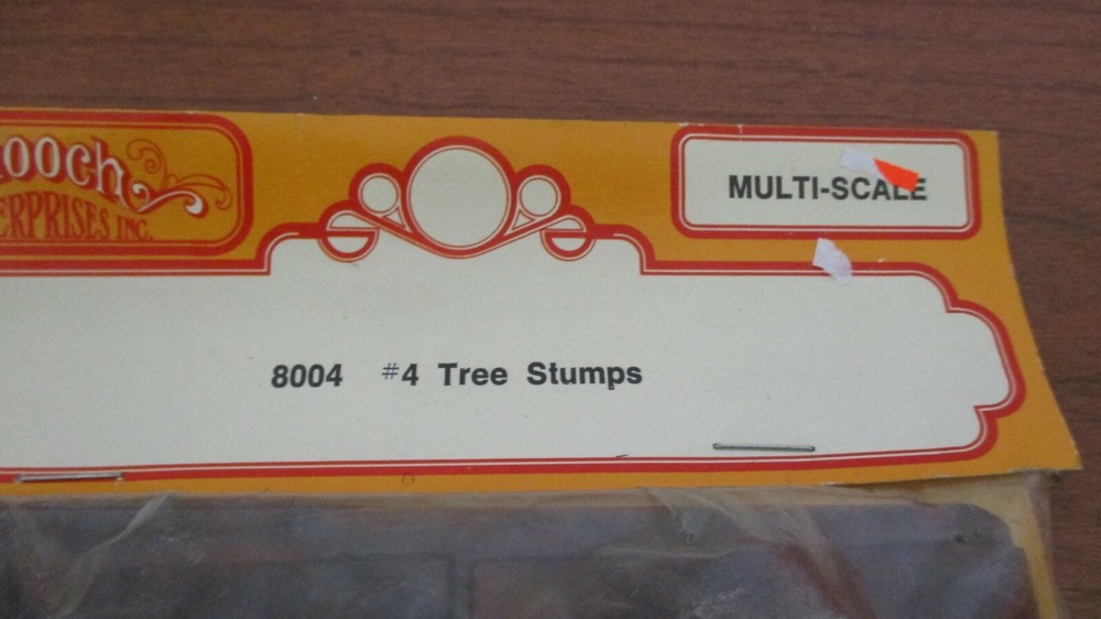 CHOOCH ENTERPRISES~8004 Multi-Scale #4 TREE STUMPS~NIP
