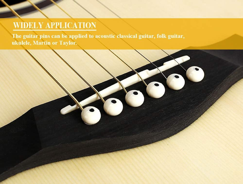 24pcs Guitar Bridge Pins with Bridge Pin Puller Remover